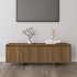 Mueble para TV madera contrachapada marrón roble 120x30x40,5