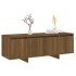 Mueble para TV madera contrachapada marrón roble 120x30x40,5