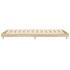 Estructura de cama sin colchón madera roble Sonoma 75x190