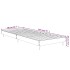 Estructura de cama sin colchón madera roble Sonoma 75x190