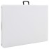 Mesa de jardín plegable HDPE blanco 180x72x72