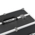 Estuche de maquillaje aluminio negro 38x23x34