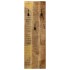 Percheros de pared 2 uds madera maciza de mango 36x110x3