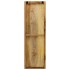 Percheros de pared 2 uds madera maciza de mango 36x110x3