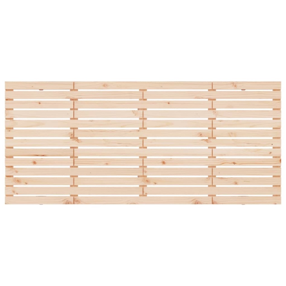 Cabecero de cama de pared madera maciza de pino 156x3x91,5