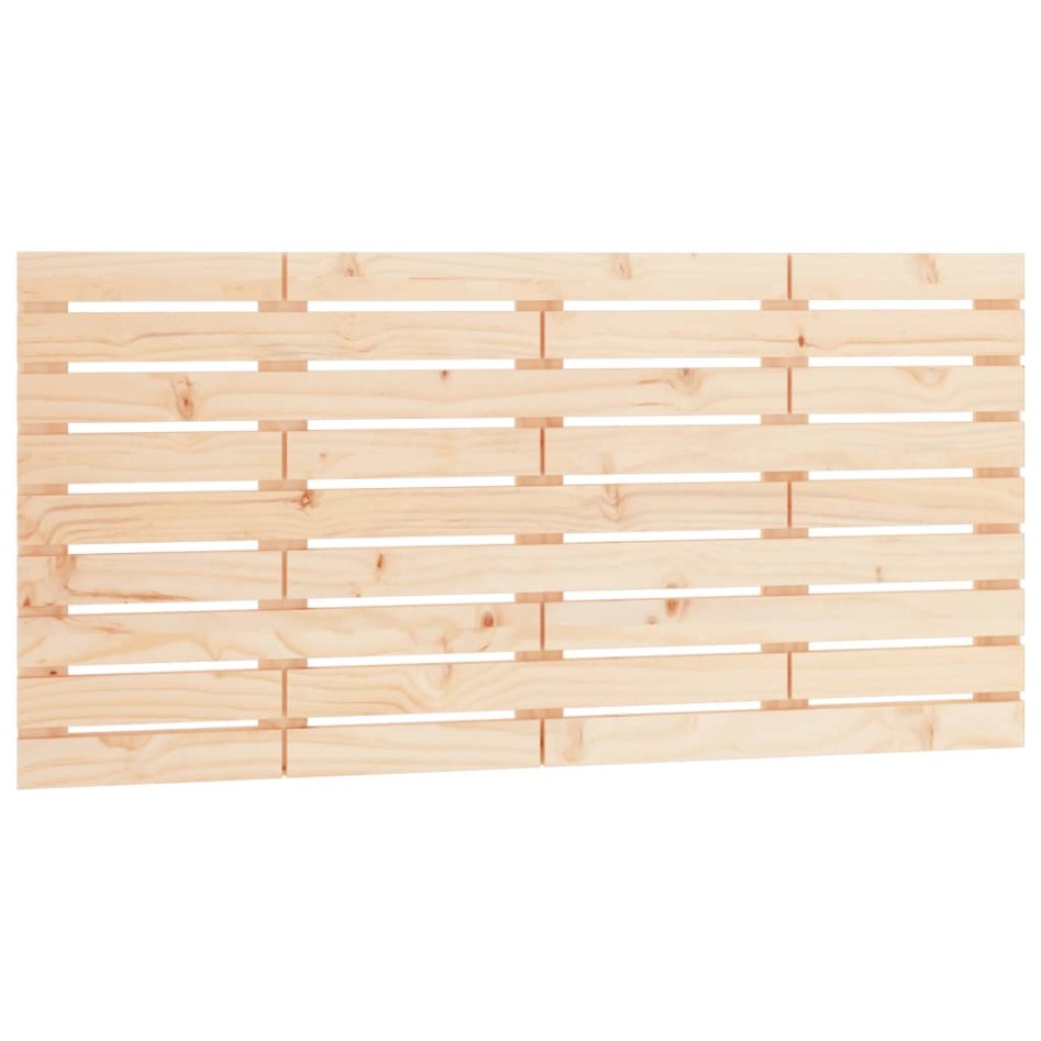 Cabecero de cama de pared madera maciza de pino 156x3x63