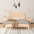 Cabecero de cama de pared madera maciza de pino 156x3x63