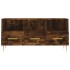 Mueble de TV madera de ingeniería roble ahumado 102x36x50