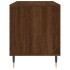 Mueble discos madera contrachapada roble marrón 100x38x48
