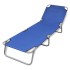 Tumbona plegable de acero con recubrimiento polvo