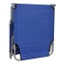 Tumbona plegable de acero con recubrimiento polvo