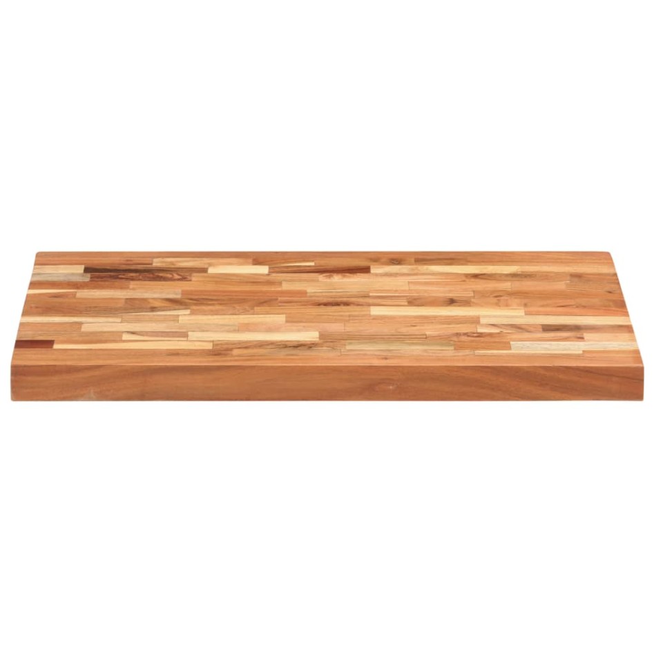 Tabla de cortar de madera maciza de acacia 60x40x4