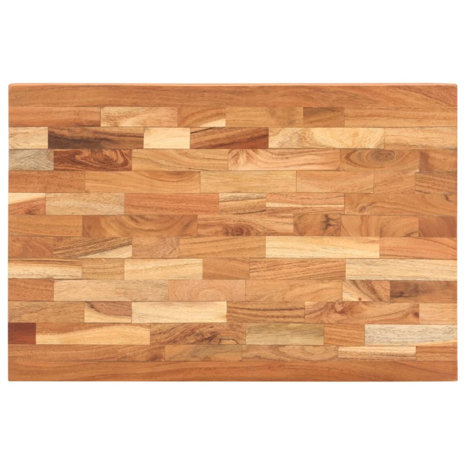 Tabla de cortar de madera maciza de acacia 60x40x4