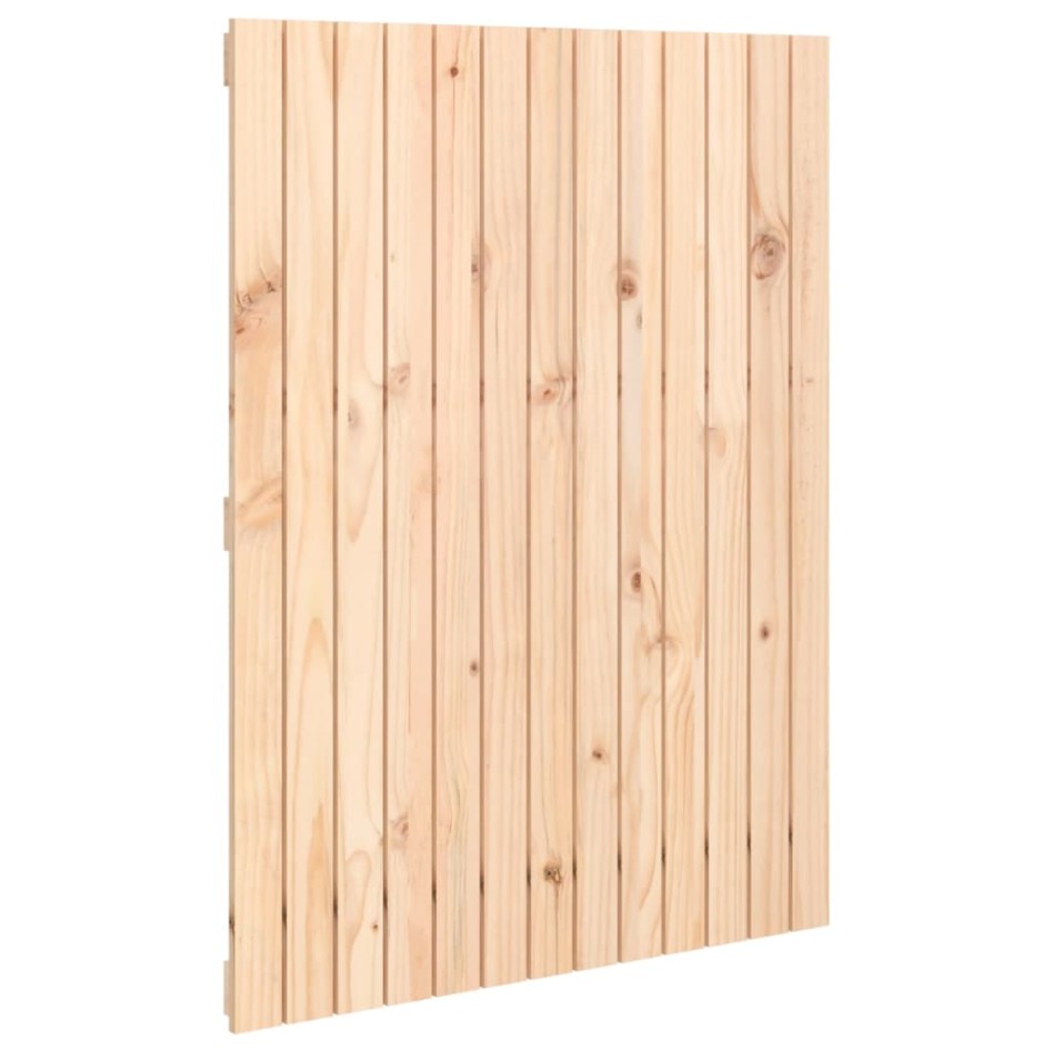 Cabecero de cama de pared madera maciza de pino 82,5x3x110