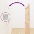 Cabecero de cama de pared madera maciza de pino 82,5x3x110