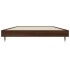 Estructura de cama sin colchón madera marrón roble 100x200
