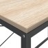 Escritorio de ordenador madera de ingeniería negro y