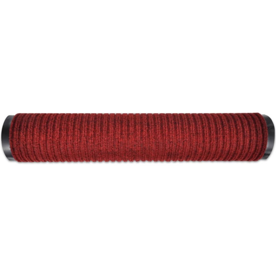 Felpudo de PVC rojo 117x220