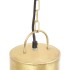 Lámpara colgante redonda 25 W latón 48 cm