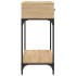 Mesa consola madera de ingeniería roble Sonoma 100x34,5x75