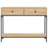 Mesa consola madera de ingeniería roble Sonoma 100x34,5x75