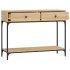 Mesa consola madera de ingeniería roble Sonoma 100x34,5x75