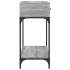 Mesa consola madera de ingeniería gris Sonoma 100x34,5x75