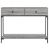 Mesa consola madera de ingeniería gris Sonoma 100x34,5x75