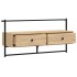 Mueble TV de pared madera ingeniería roble Sonoma
