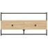 Mueble TV de pared madera ingeniería roble Sonoma