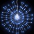 Luces de Navidad de estrellas 8 uds 140 LED blanco frío 17