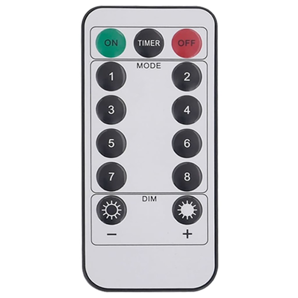 Luces de Navidad de estrellas 8 uds 140 LED blanco frío 17