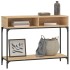 Mesa consola madera de ingeniería roble Sonoma 100x30,5x75