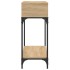 Mesa consola madera de ingeniería roble Sonoma 100x30,5x75