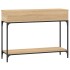 Mesa consola madera de ingeniería roble Sonoma 100x30,5x75