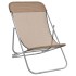 Silla de playa plegable 2 uds acero recubierto textilene