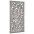 Adorno de pared de jardín acero corten diseño de hoja 105x55