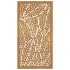 Adorno de pared de jardín acero corten diseño de hoja 105x55
