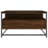 Mesa de centro madera de ingeniería roble marrón 80x80x45