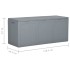 Caja de almacenaje para jardín 270 L PP ratán