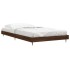Estructura de cama sin colchón madera marrón roble 90x200
