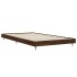 Estructura de cama sin colchón madera marrón roble 90x200