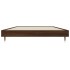 Estructura de cama sin colchón madera marrón roble 90x200