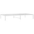 Estructura de cama sin colchón metal blanco 100x190