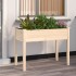 Jardinera con forro interior madera maciza abeto 118x59x76