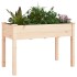 Jardinera con forro interior madera maciza abeto 118x59x76