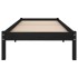 Estructura de cama individual pequeña sin colchón madera