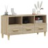 Mueble para TV madera contrachapada color roble 102x36x50