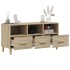 Mueble para TV madera contrachapada color roble 102x36x50