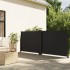 Toldo lateral retráctil negro 140x1200